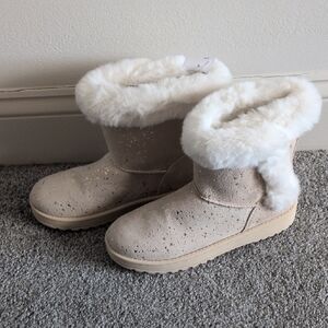 Faux Fur Trimmed Boots Sonoma Girls 5